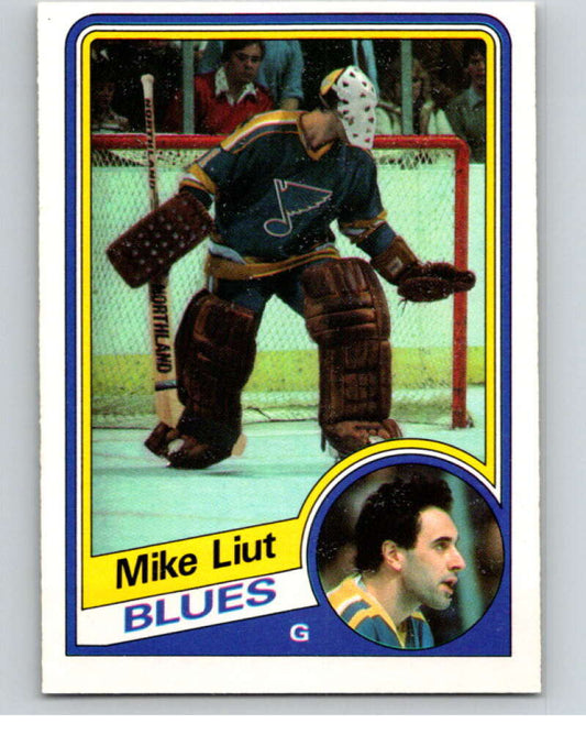1984-85 O-Pee-Chee #187 Mike Liut  St. Louis Blues  V64240 Image 1