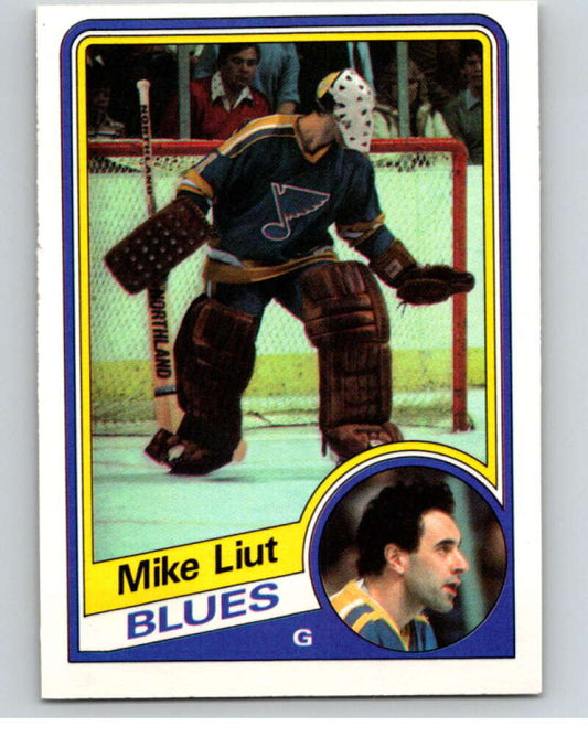 1984-85 O-Pee-Chee #187 Mike Liut  St. Louis Blues  V64242 Image 1