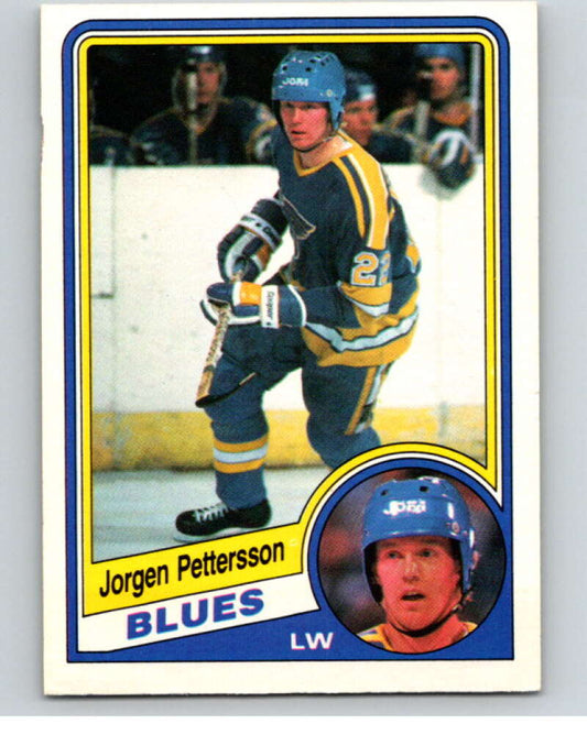 1984-85 O-Pee-Chee #189 Jorgen Pettersson  St. Louis Blues  V64245 Image 1