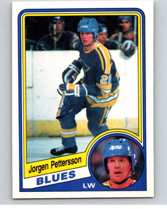 1984-85 O-Pee-Chee #189 Jorgen Pettersson  St. Louis Blues  V64246 Image 1