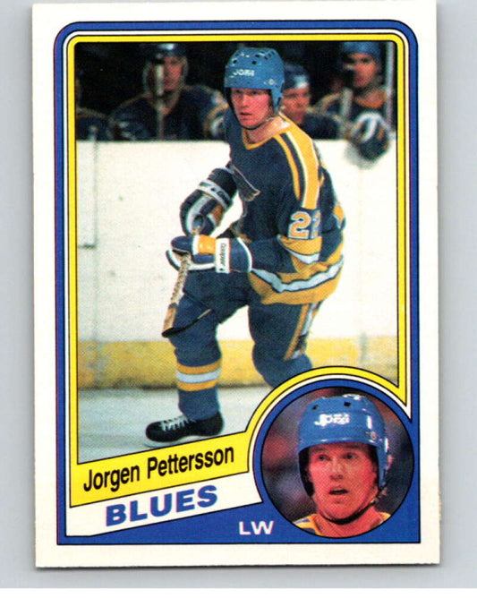 1984-85 O-Pee-Chee #189 Jorgen Pettersson  St. Louis Blues  V64247 Image 1