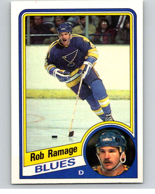 1984-85 O-Pee-Chee #190 Rob Ramage  St. Louis Blues  V64248 Image 1
