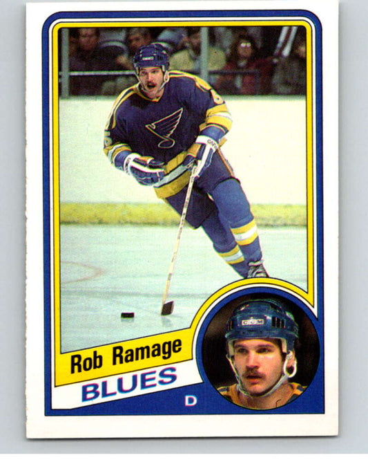 1984-85 O-Pee-Chee #190 Rob Ramage  St. Louis Blues  V64251 Image 1