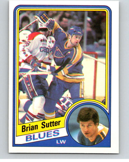 1984-85 O-Pee-Chee #192 Brian Sutter  St. Louis Blues  V64255 Image 1
