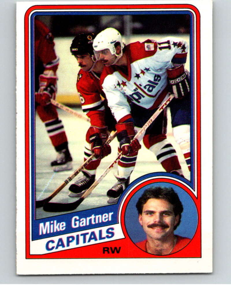 1984-85 O-Pee-Chee #197 Mike Gartner  Washington Capitals  V64266 Image 1