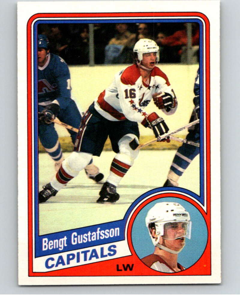 1984-85 O-Pee-Chee #198 Bengt Gustafsson  Washington Capitals  V64267 Image 1