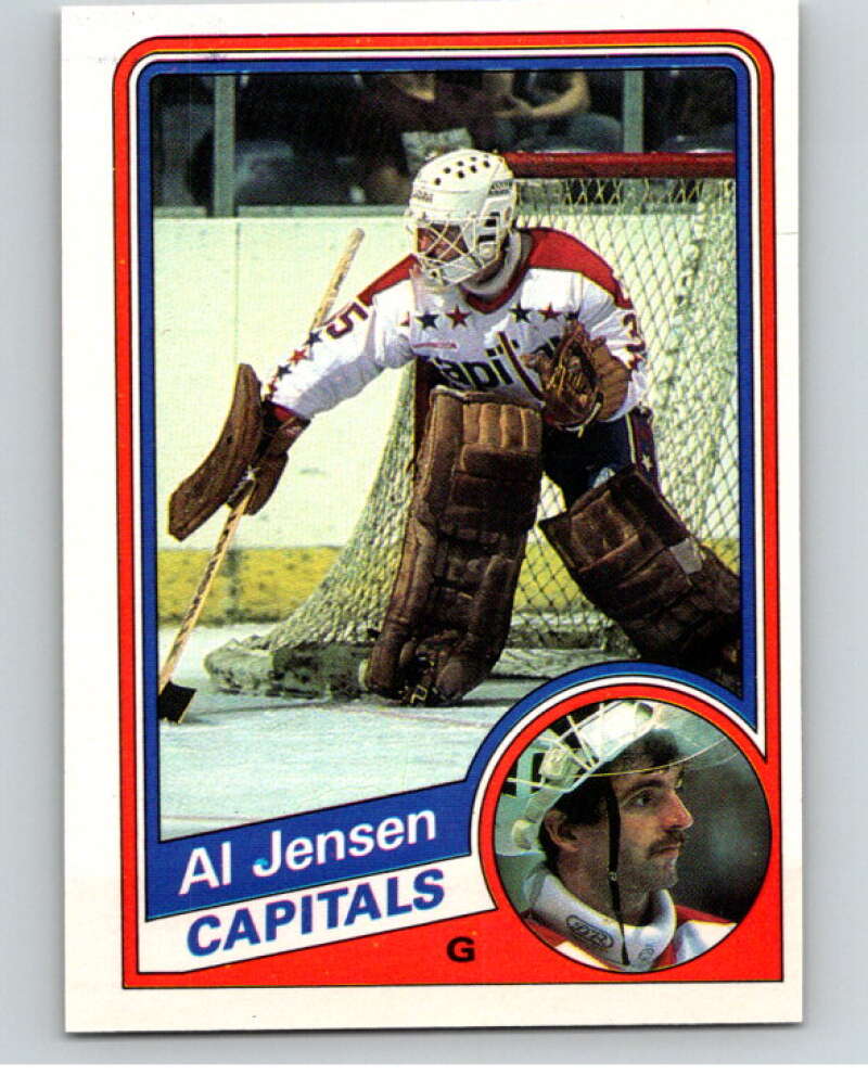 1984-85 O-Pee-Chee #201 Al Jensen  Washington Capitals  V64277 Image 1