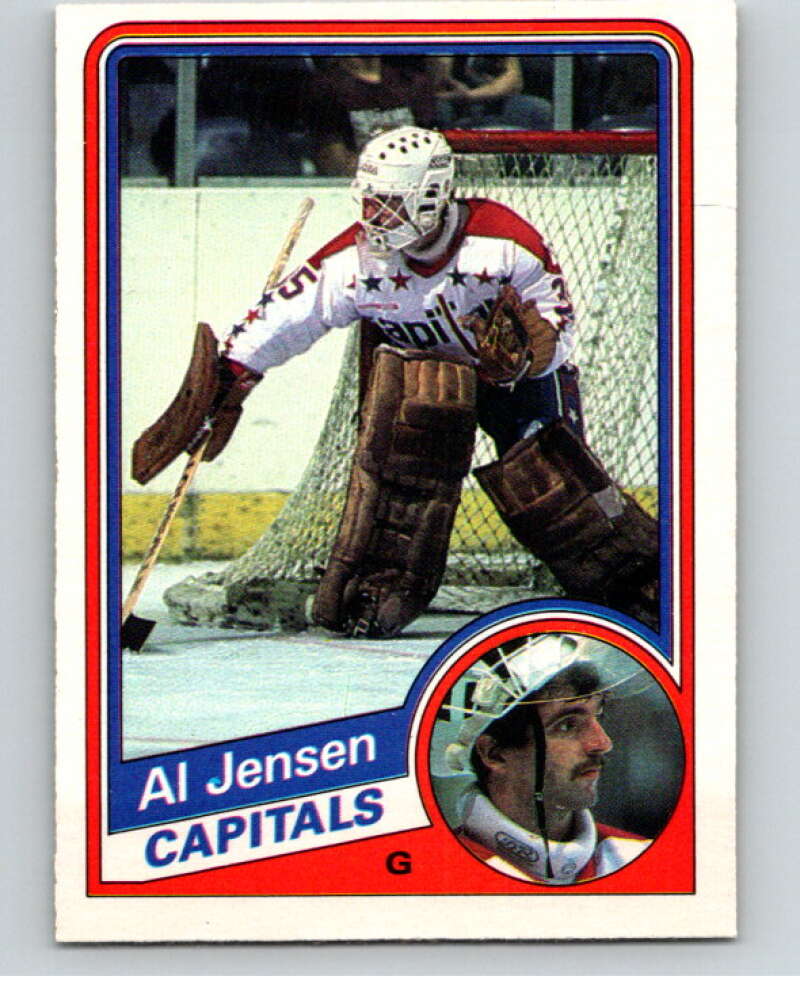 1984-85 O-Pee-Chee #201 Al Jensen  Washington Capitals  V64278 Image 1
