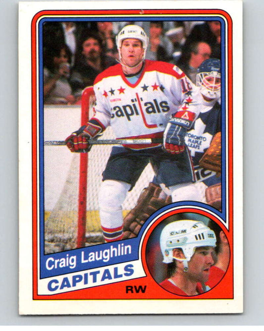 1984-85 O-Pee-Chee #203 Craig Laughlin  Washington Capitals  V64281 Image 1