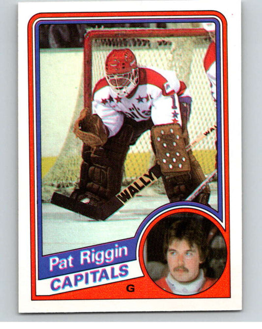 1984-85 O-Pee-Chee #205 Pat Riggin  Washington Capitals  V64287 Image 1