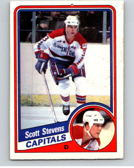 1984-85 O-Pee-Chee #206 Scott Stevens  Washington Capitals  V64288 Image 1