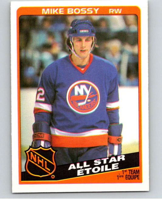 1984-85 O-Pee-Chee #209 Mike Bossy AS  New York Islanders  V64292 Image 1