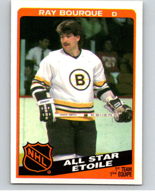 1984-85 O-Pee-Chee #211 Ray Bourque AS  Boston Bruins  V64299 Image 1