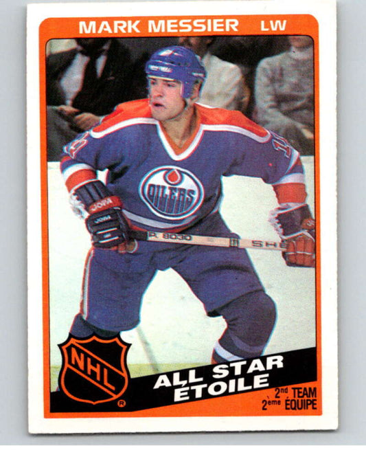 1984-85 O-Pee-Chee #213 Mark Messier AS  Edmonton Oilers  V64304 Image 1