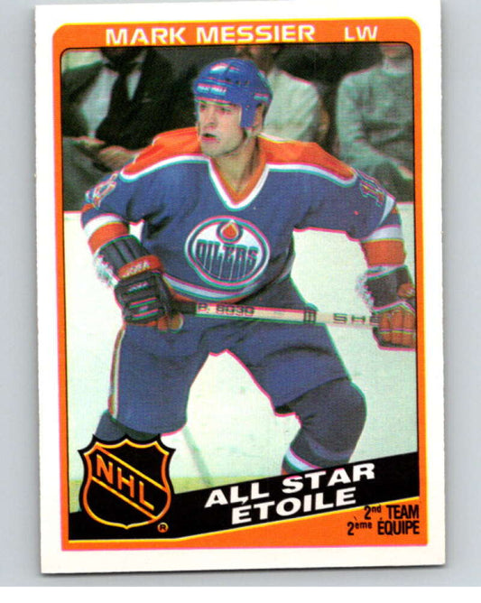 1984-85 O-Pee-Chee #213 Mark Messier AS  Edmonton Oilers  V64305 Image 1