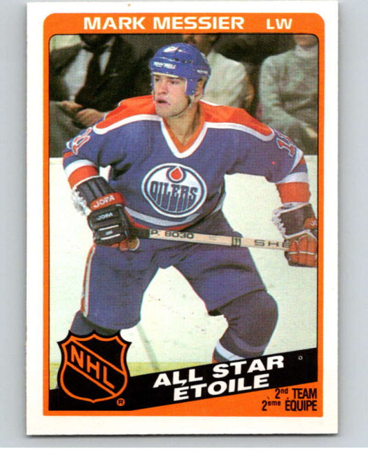 1984-85 O-Pee-Chee #213 Mark Messier AS  Edmonton Oilers  V64307 Image 1