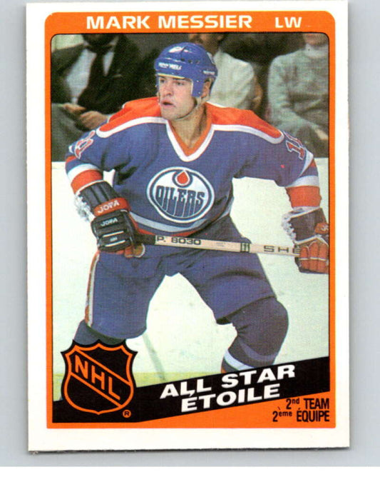 1984-85 O-Pee-Chee #213 Mark Messier AS  Edmonton Oilers  V64308 Image 1