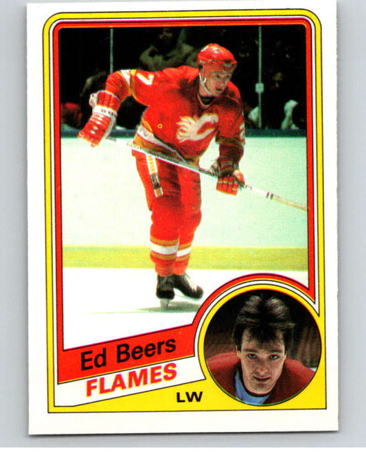 1984-85 O-Pee-Chee #219 Ed Beers  Calgary Flames  V64320 Image 1