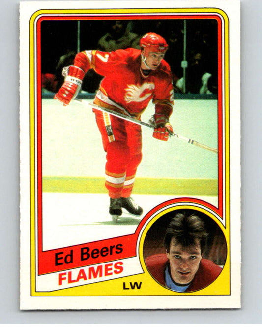1984-85 O-Pee-Chee #219 Ed Beers  Calgary Flames  V64321 Image 1