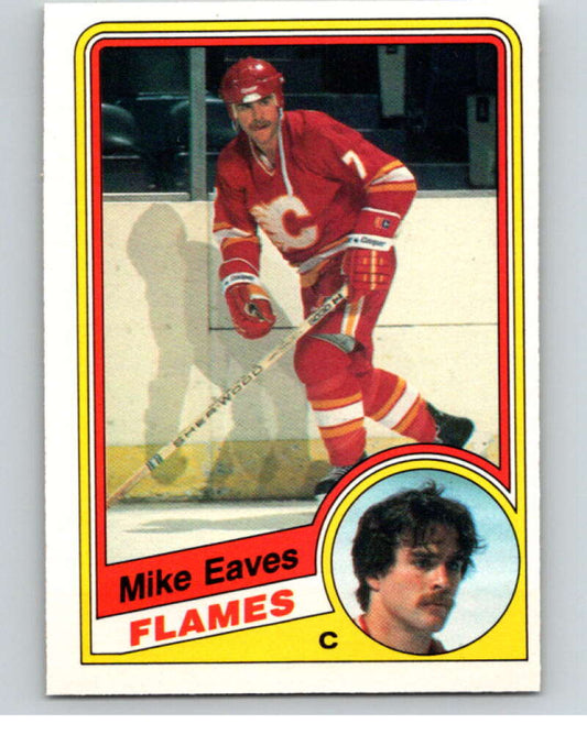 1984-85 O-Pee-Chee #221 Mike Eaves  Calgary Flames  V64324 Image 1