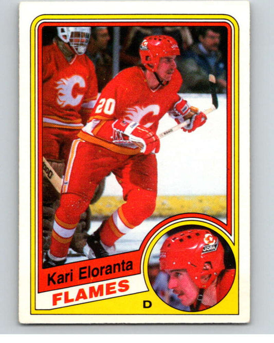 1984-85 O-Pee-Chee #223 Kari Eloranta  Calgary Flames  V64329 Image 1
