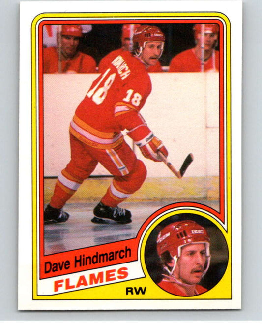 1984-85 O-Pee-Chee #224 Dave Hindmarch  Calgary Flames  V64330 Image 1