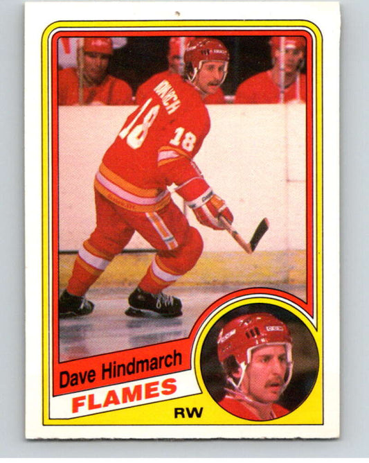 1984-85 O-Pee-Chee #224 Dave Hindmarch  Calgary Flames  V64332 Image 1