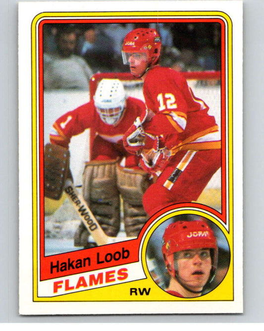 1984-85 O-Pee-Chee #229 Hakan Loob  RC Rookie Calgary Flames  V64345 Image 1