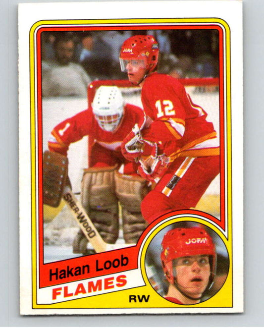 1984-85 O-Pee-Chee #229 Hakan Loob  RC Rookie Calgary Flames  V64346 Image 1