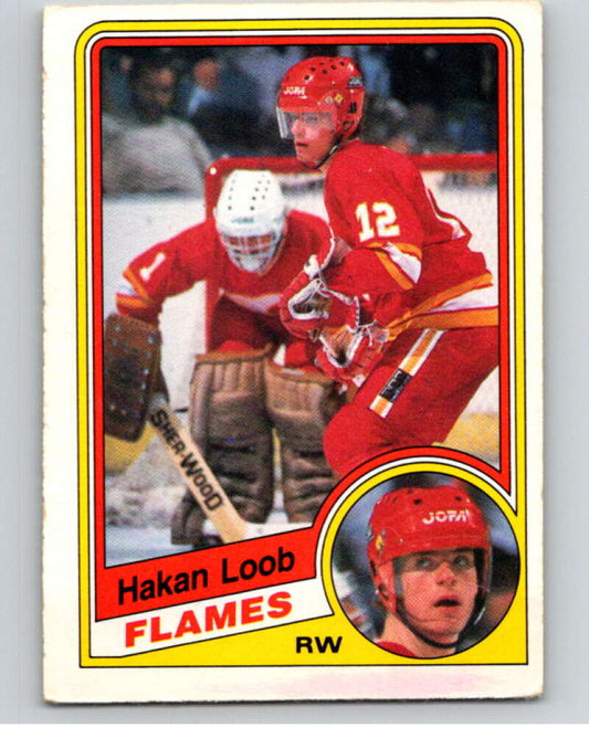 1984-85 O-Pee-Chee #229 Hakan Loob  RC Rookie Calgary Flames  V64347 Image 1