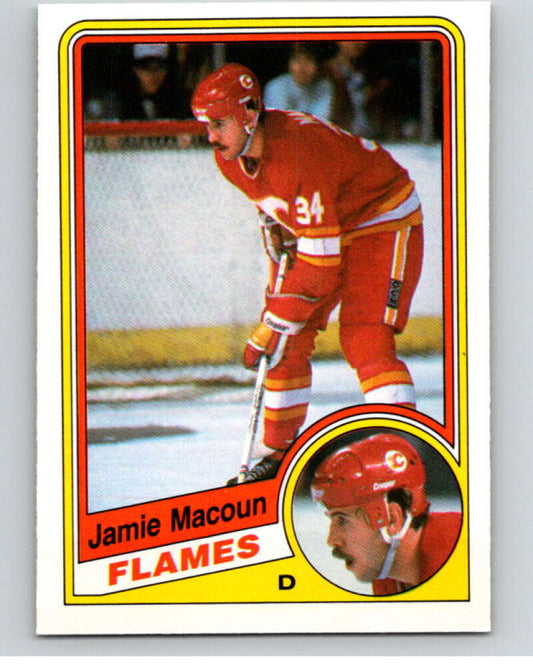 1984-85 O-Pee-Chee #230 Jamie Macoun  RC Rookie Calgary Flames  V64350 Image 1