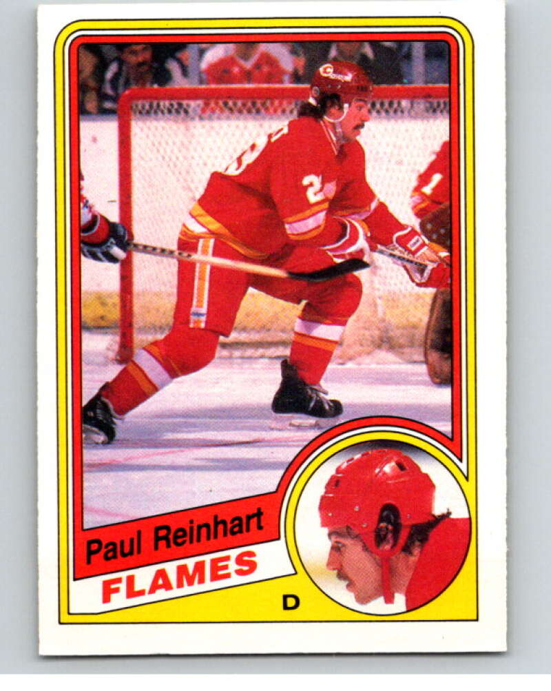 1984-85 O-Pee-Chee #235 Paul Reinhart  Calgary Flames  V64362 Image 1