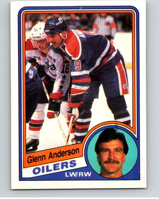 1984-85 O-Pee-Chee #238 Glenn Anderson  Edmonton Oilers  V64369 Image 1
