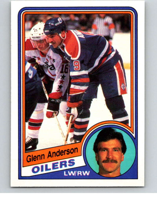 1984-85 O-Pee-Chee #238 Glenn Anderson  Edmonton Oilers  V64370 Image 1