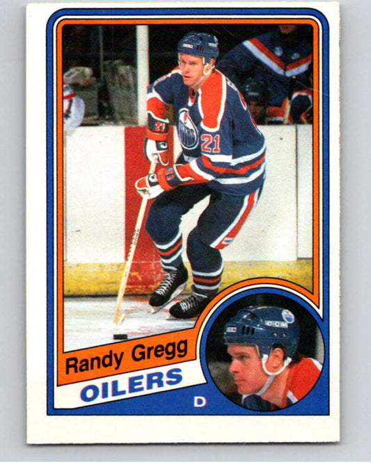 1984-85 O-Pee-Chee #242 Randy Gregg  Edmonton Oilers  V64382 Image 1