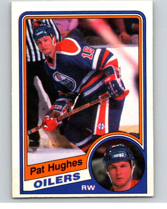 1984-85 O-Pee-Chee #245 Pat Hughes  Edmonton Oilers  V64388 Image 1