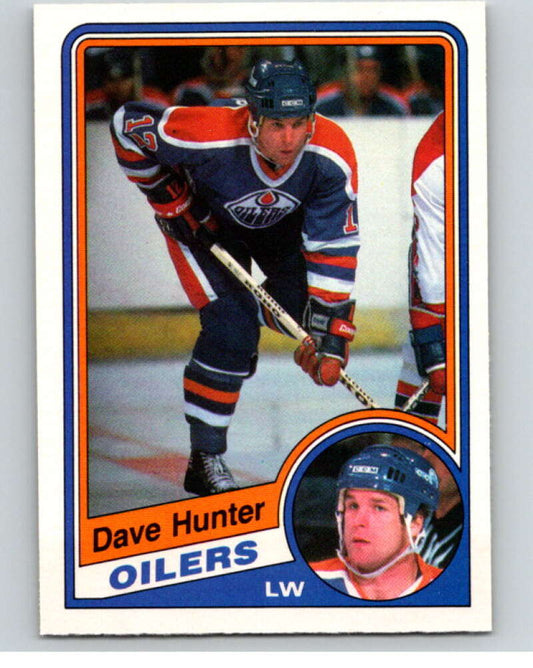 1984-85 O-Pee-Chee #246 Dave Hunter  Edmonton Oilers  V64389 Image 1