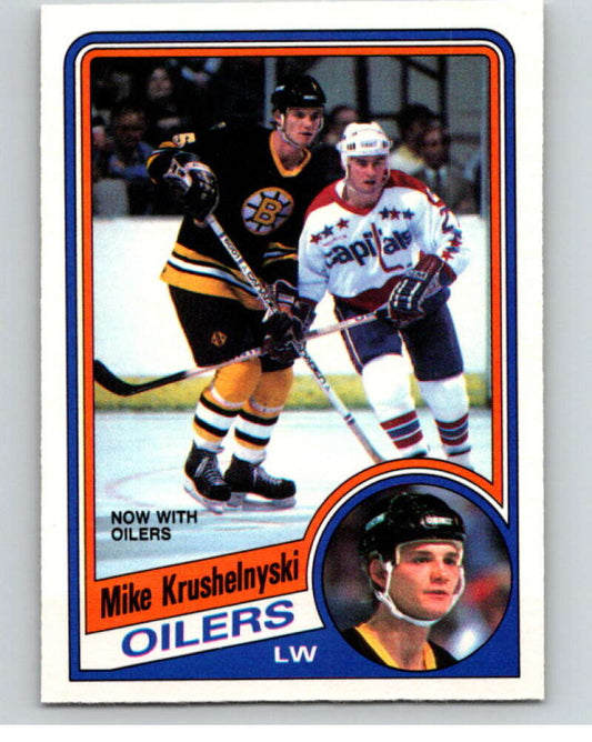 1984-85 O-Pee-Chee #248 Mike Krushelnyski  Edmonton Oilers  V64394 Image 1