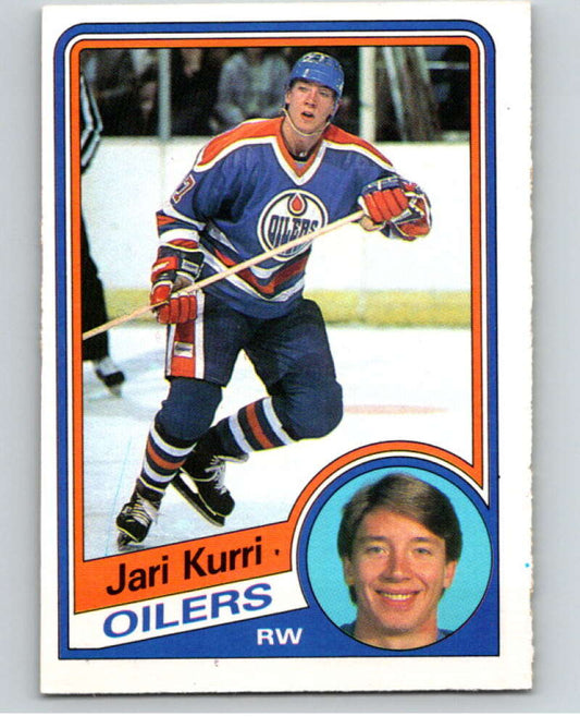 1984-85 O-Pee-Chee #249 Jari Kurri  Edmonton Oilers  V64396 Image 1