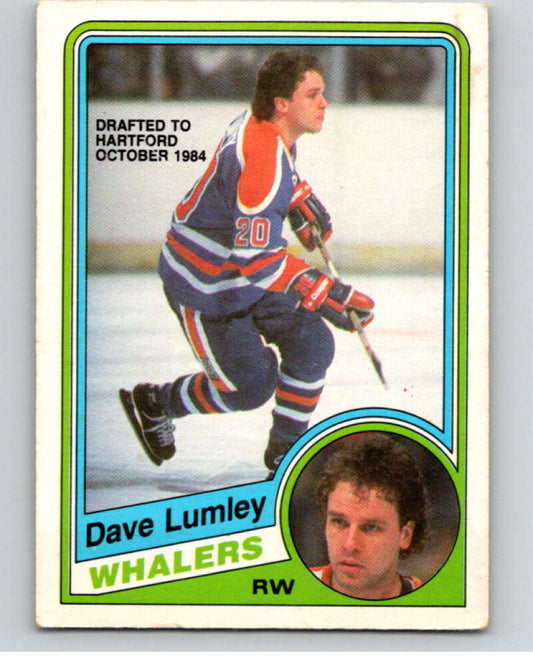 1984-85 O-Pee-Chee #252 Dave Lumley  Edmonton Oilers  V64405 Image 1