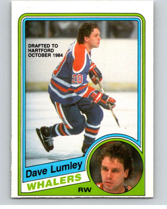 1984-85 O-Pee-Chee #252 Dave Lumley  Edmonton Oilers  V64406 Image 1