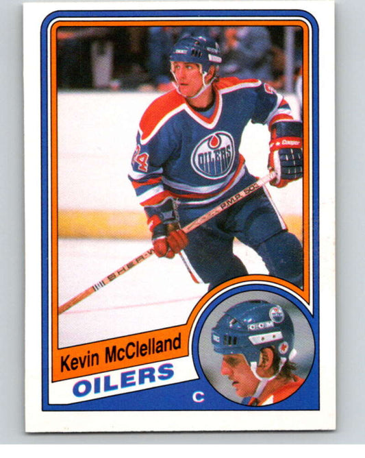 1984-85 O-Pee-Chee #253 Kevin McClelland  RC Rookie Edmonton Oilers  V64407 Image 1