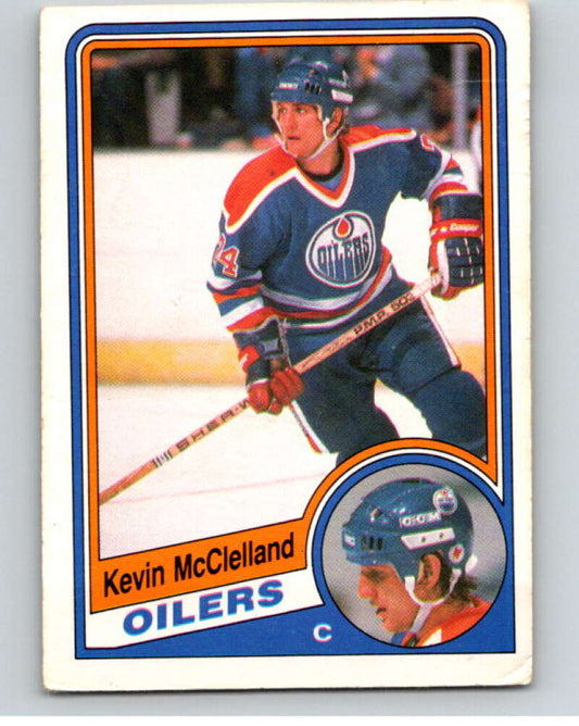 1984-85 O-Pee-Chee #253 Kevin McClelland  RC Rookie Edmonton Oilers  V64408 Image 1