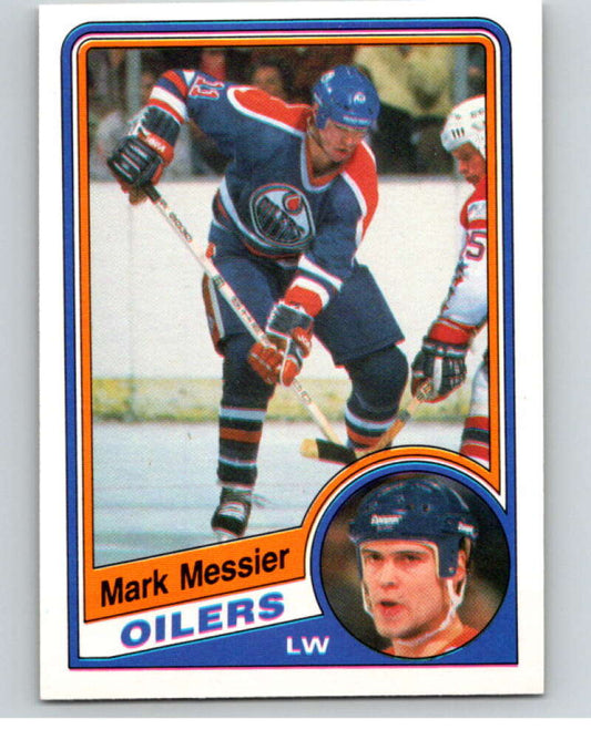 1984-85 O-Pee-Chee #254 Mark Messier  Edmonton Oilers  V64410 Image 1