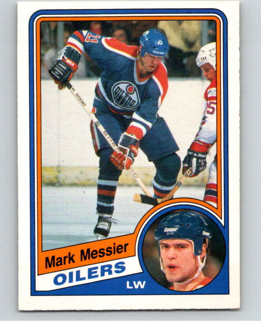 1984-85 O-Pee-Chee #254 Mark Messier  Edmonton Oilers  V64412 Image 1