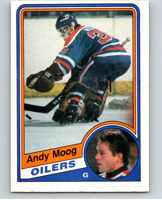 1984-85 O-Pee-Chee #255 Andy Moog  Edmonton Oilers  V64414 Image 1