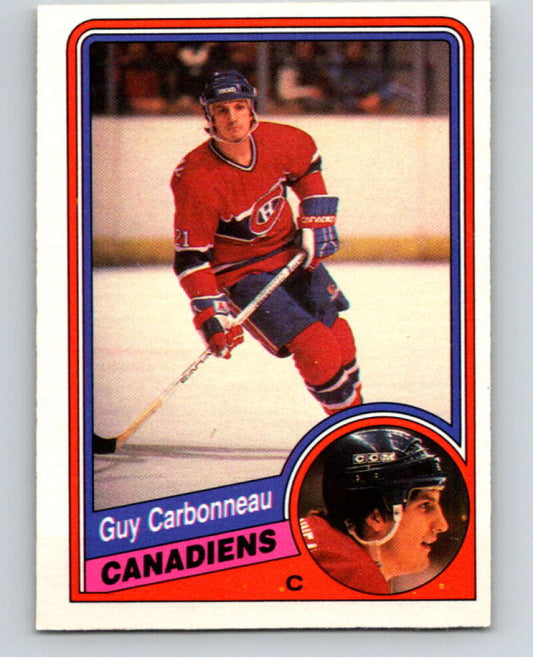 1984-85 O-Pee-Chee #257 Guy Carbonneau  Montreal Canadiens  V64417 Image 1