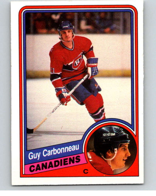 1984-85 O-Pee-Chee #257 Guy Carbonneau  Montreal Canadiens  V64418 Image 1