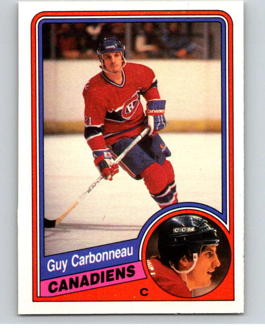 1984-85 O-Pee-Chee #257 Guy Carbonneau  Montreal Canadiens  V64419 Image 1