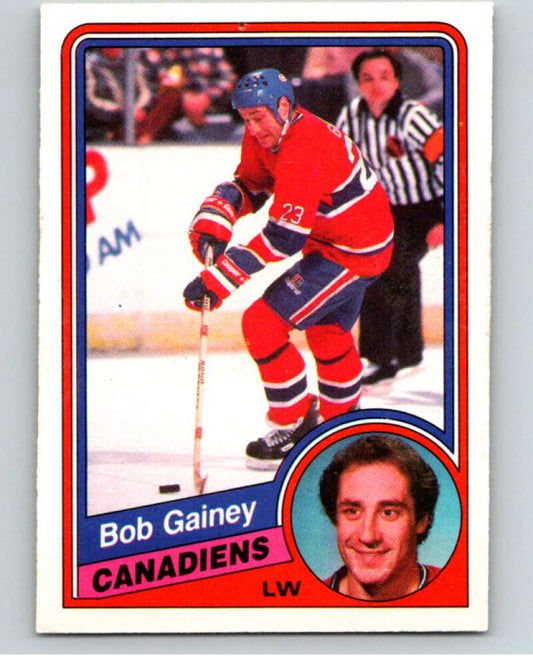 1984-85 O-Pee-Chee #261 Bob Gainey  Montreal Canadiens  V64425 Image 1